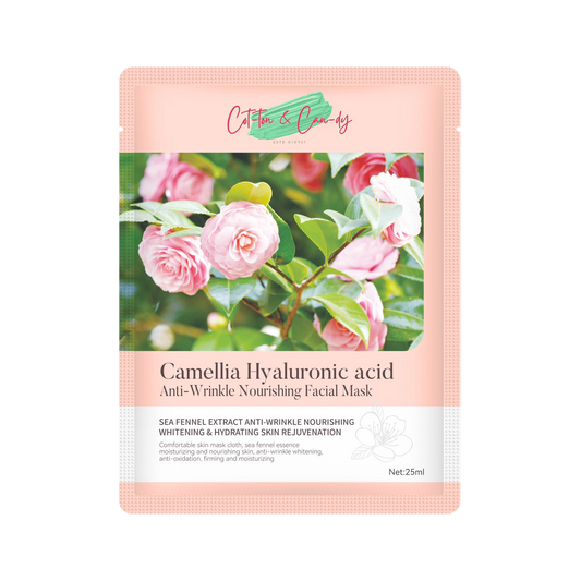 Cot-Ton & Can-dy Camellia Hyaluronic Acid Anti-Wrinkle Nourishing Facial Mask